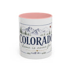 Colorado State Mug | Rocky Mountain Botanical Design | Moving Away Gift