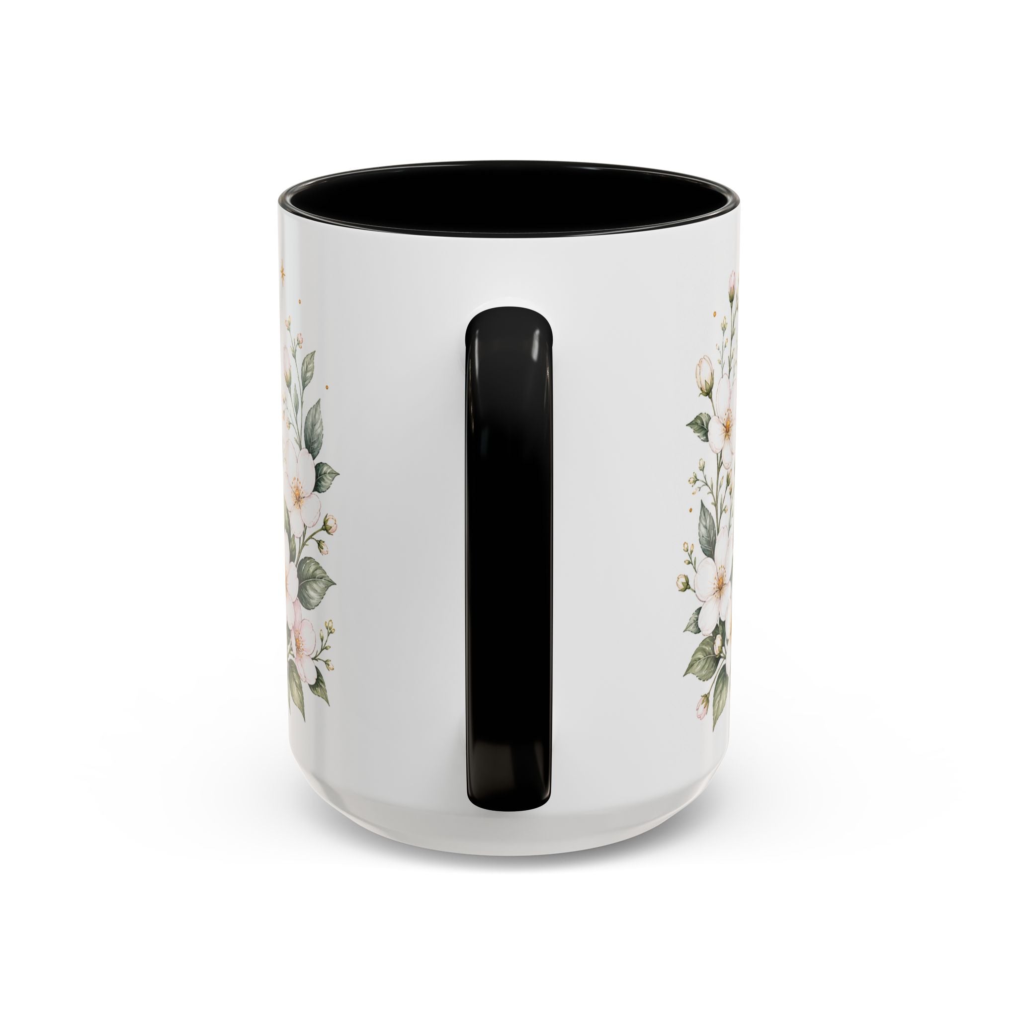 Massachusetts State Map Mug | Coastal Scene, Botanical Accents (11oz, 15oz)