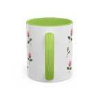 Vermont Red Clover Mug, State Flower Floral Coffee Cup, 11oz Botanical Gift