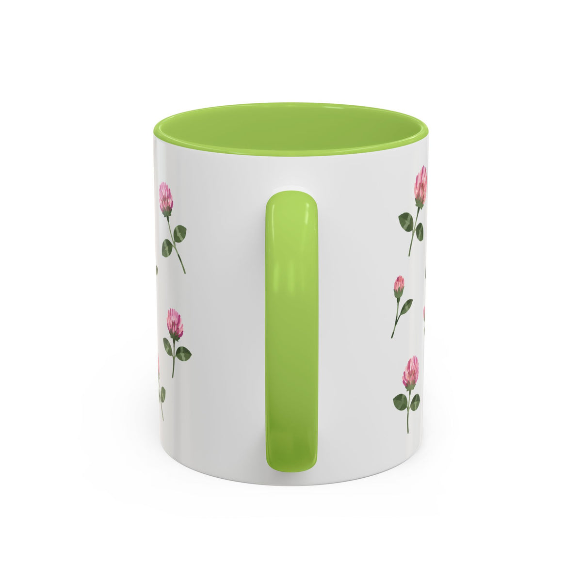 Vermont Red Clover Mug, State Flower Floral Coffee Cup, 11oz Botanical Gift