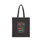 Leonardo Quote Tote Bag | Colorful Canvas Bag | Positive Literary Gift