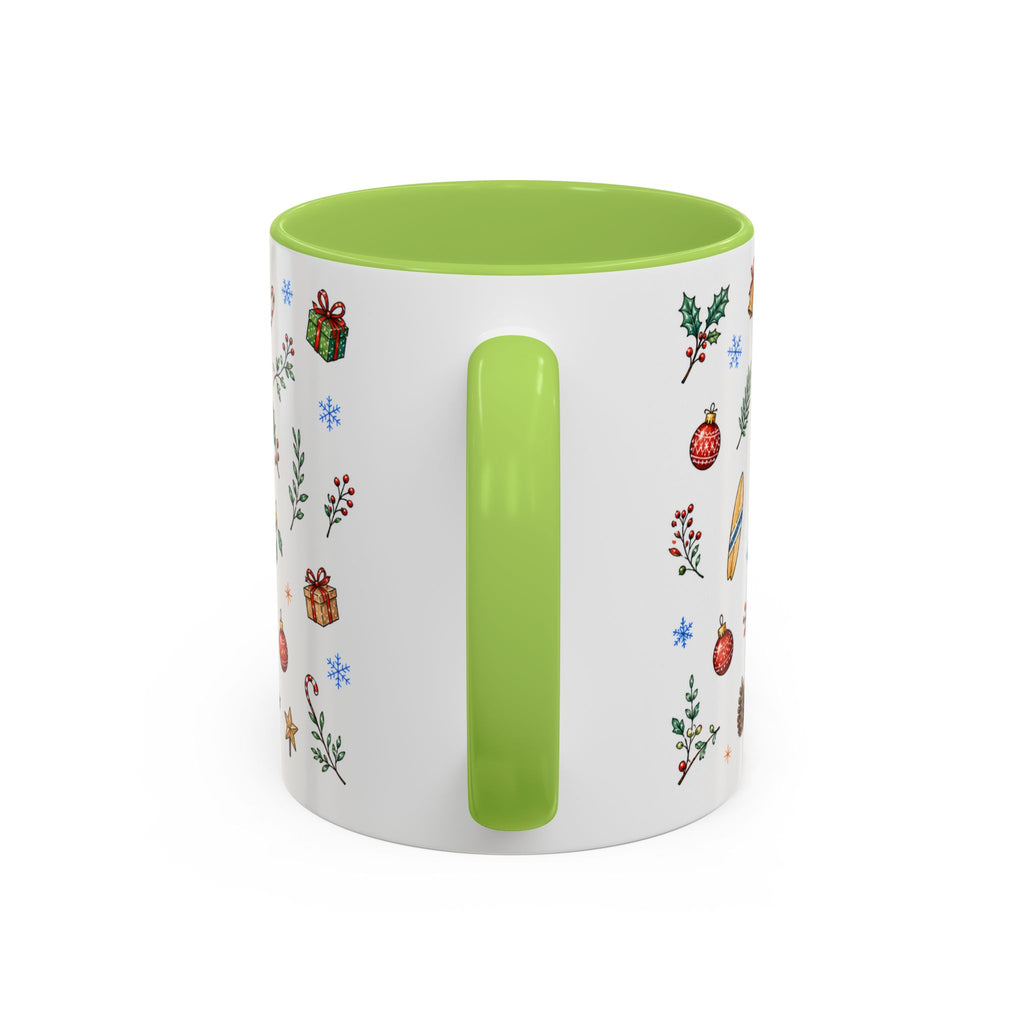 San Diego Christmas Mug | Watercolor City Souvenir, Holiday Travel Gift (11oz/15oz)