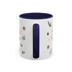 Banff Lake Louise Christmas Mug | Watercolor Travel Souvenir | Holiday Gift | Accent Ceramic Coffee Cup 11oz 15oz