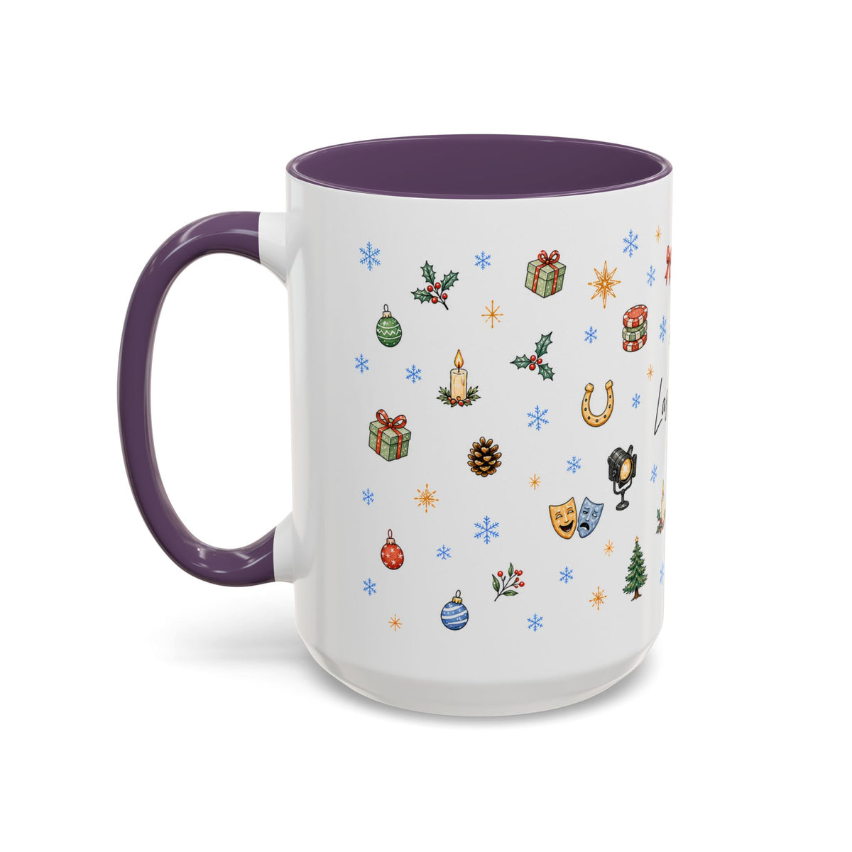 Las Vegas Christmas Mug | Watercolor City Souvenir, Travel Memories (11oz, 15oz)