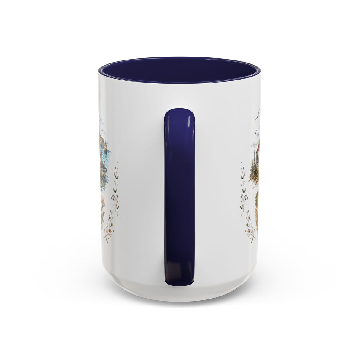 Algarve Coast Mug, Portugal Travel Souvenir, Bucket List Gift, Accent Ceramic Coffee Mug 11oz 15oz