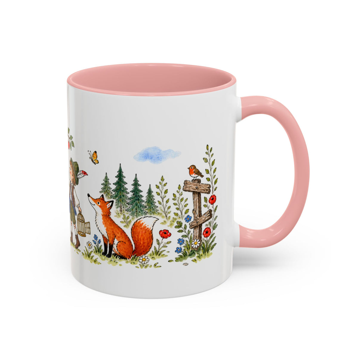 The Golden Bird Mug | Storybook Fairy Tale Accent Coffee Mug | EveryLegend