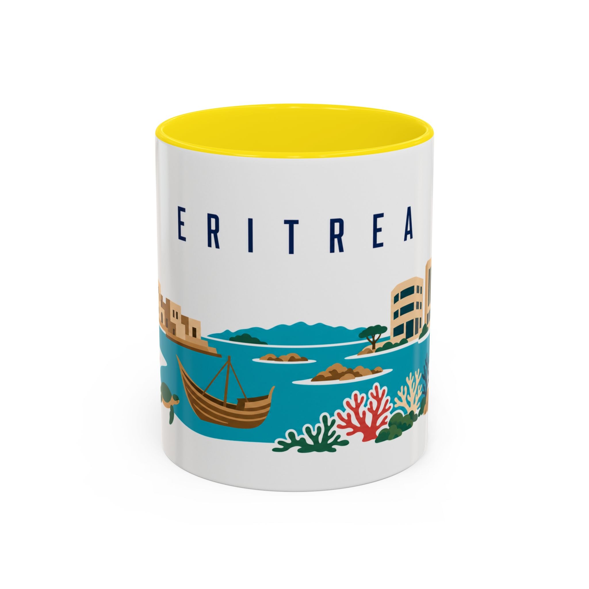 Eritrea Coffee Mug | Travel Souvenir Accent Mug | Country Gift Ceramic Cup 11oz 15oz