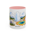 Yellowstone National Park Mug | US Travel Souvenir Accent Coffee Mug | 11oz 15oz Ceramic Cup