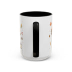Thanksgiving Mug | Country Harvest Watercolor Gift | Pumpkin Scarecrow Accent Cup 11oz 15oz
