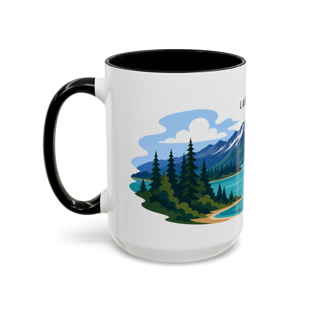 Lake Clark National Park Coffee Mug | Solid Color Block Park Souvenir | 11oz 15oz Accent Mug