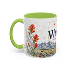 Wyoming Home State Mug | Moving Away Gift | Long Distance Friendship Coffee Cup | 11oz 15oz Accent Mug
