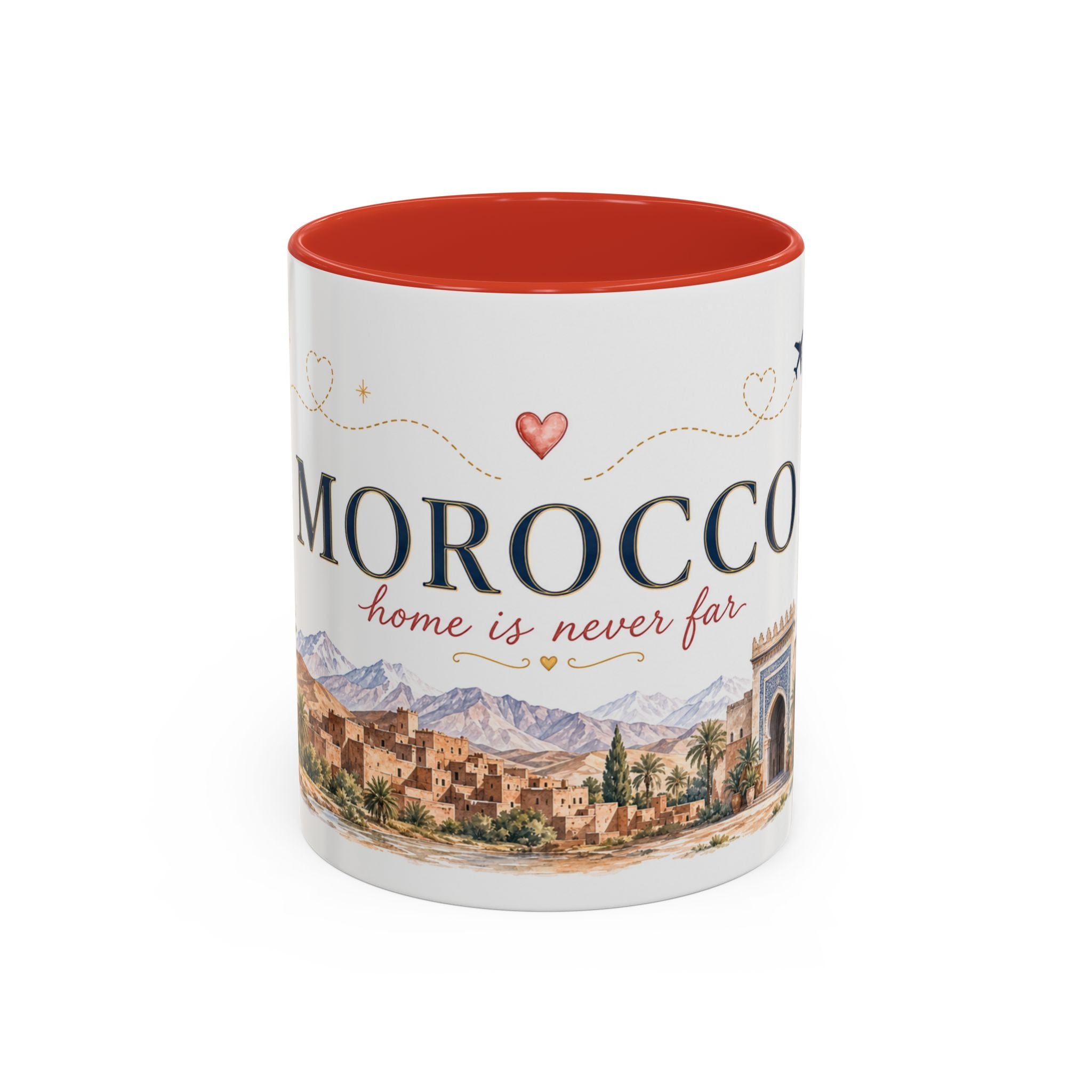 Morocco Home Country Mug | Moving Away Gift | Long Distance Friendship | 11 oz 15 oz Accent Mug