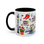 Budapest Travel Mug | European City Souvenir Accent Coffee Mug | 11oz 15oz Ceramic Cup