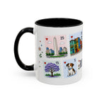 Buenos Aires Coffee Mug | Postage Stamp Collage Mug | Travel Souvenir Accent Cup 11oz 15oz