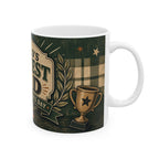 World's Okayest Dad Father's Day Coffee Mug | Dad Gift | Ceramic 11oz 15oz Cup