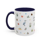 Indiana Dunes National Park Christmas Mug | Watercolor Travel Souvenir | Holiday Gift | Accent Ceramic Coffee Cup 11oz 15oz