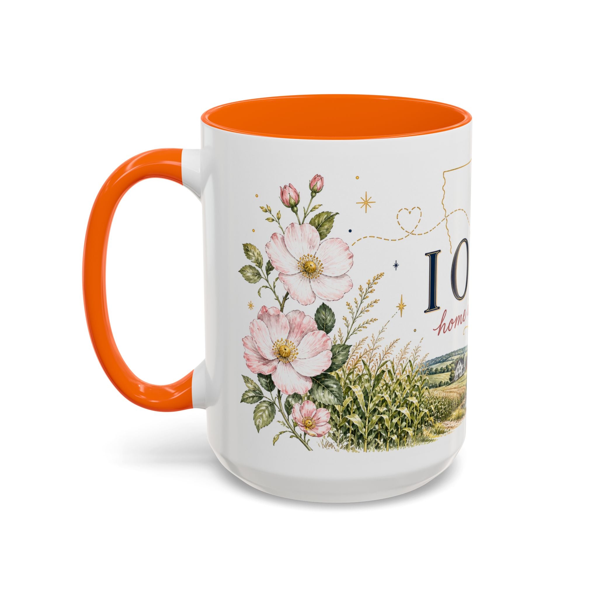 Iowa State Mug | Home is Never Far Accent Mug (11oz or 15oz)