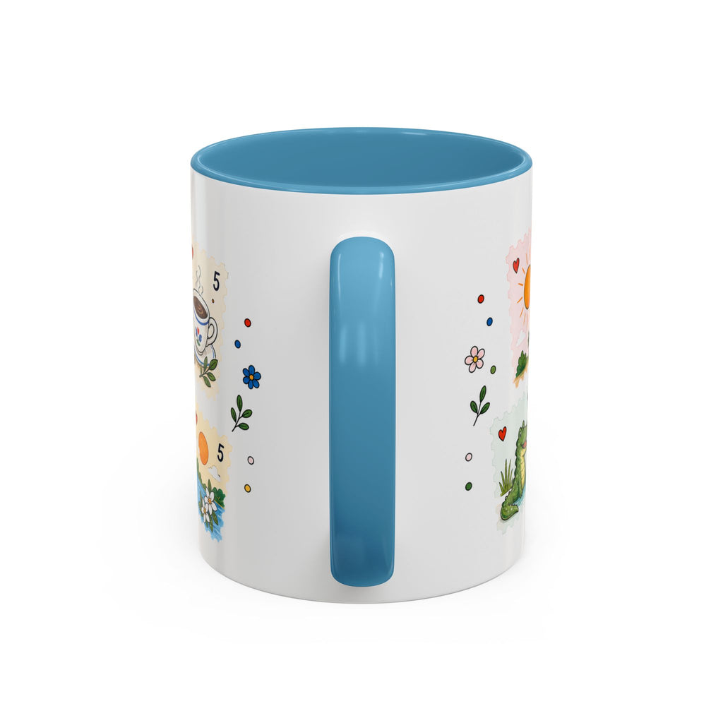 Orlando Coffee Mug | Postage Stamp Collage Mug | Travel Souvenir Accent Cup 11oz 15oz