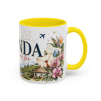 Uganda Home Country Mug | Moving Away Gift | Long Distance Friendship | 11 oz 15 oz Accent Mug