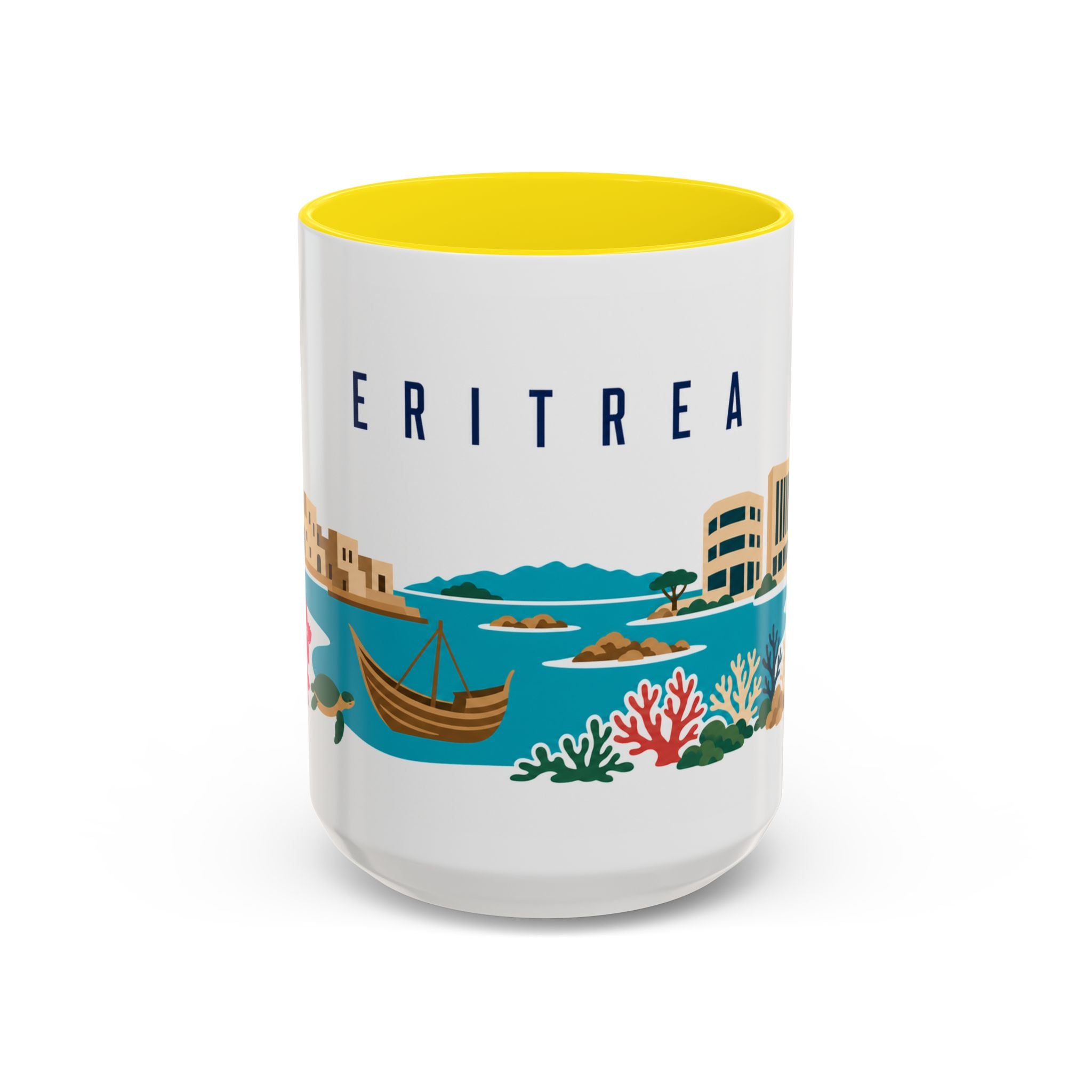 Eritrea Coffee Mug | Travel Souvenir Accent Mug | Country Gift Ceramic Cup 11oz 15oz