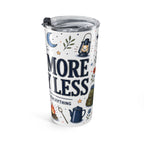 Camp More Worry Less 20oz Tumbler | Camping Lover Gift | Insulated Stainless Steel Travel Cup