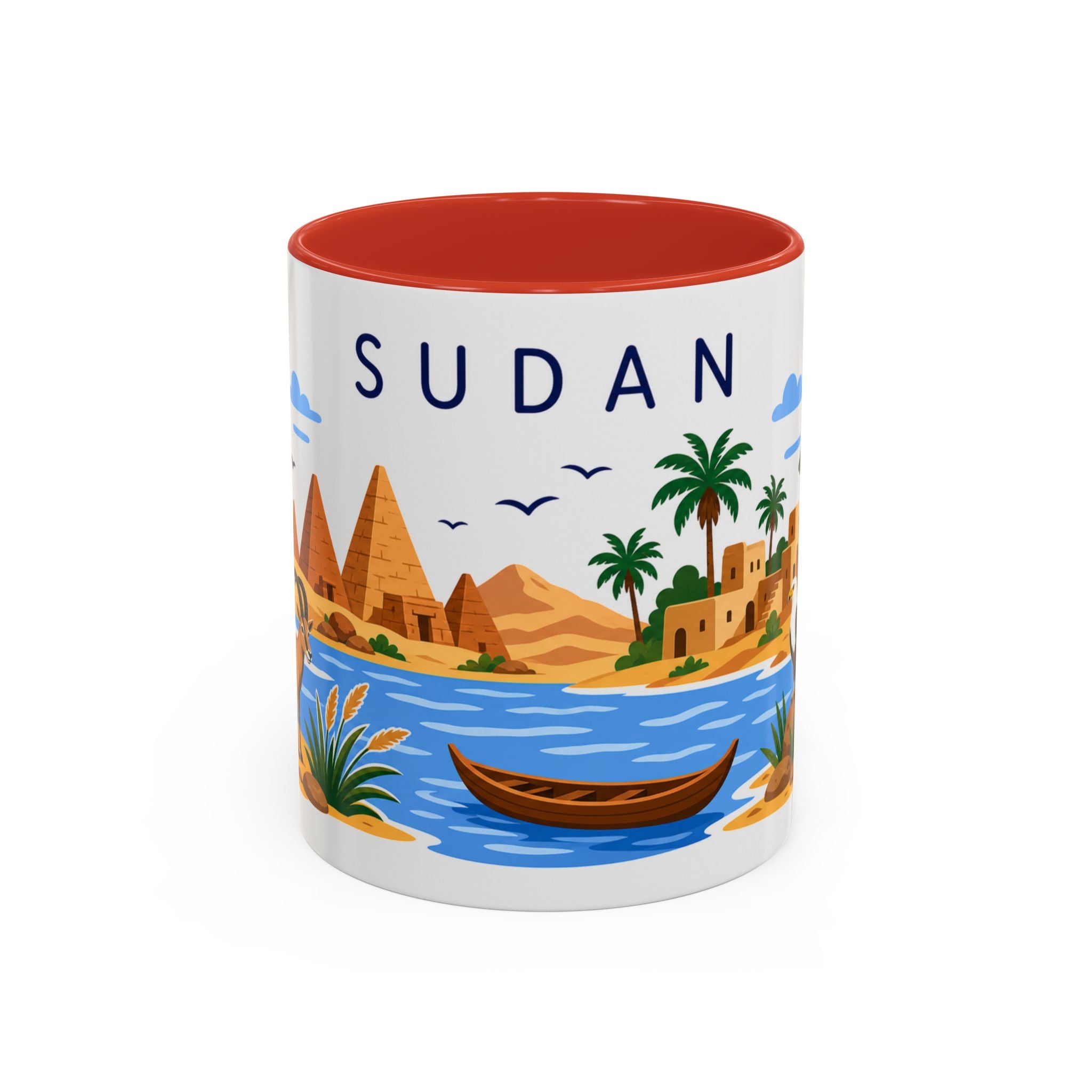 Sudan Home Country Mug | Moving Away Gift | Long Distance Friendship | 11 oz 15 oz Accent Mug