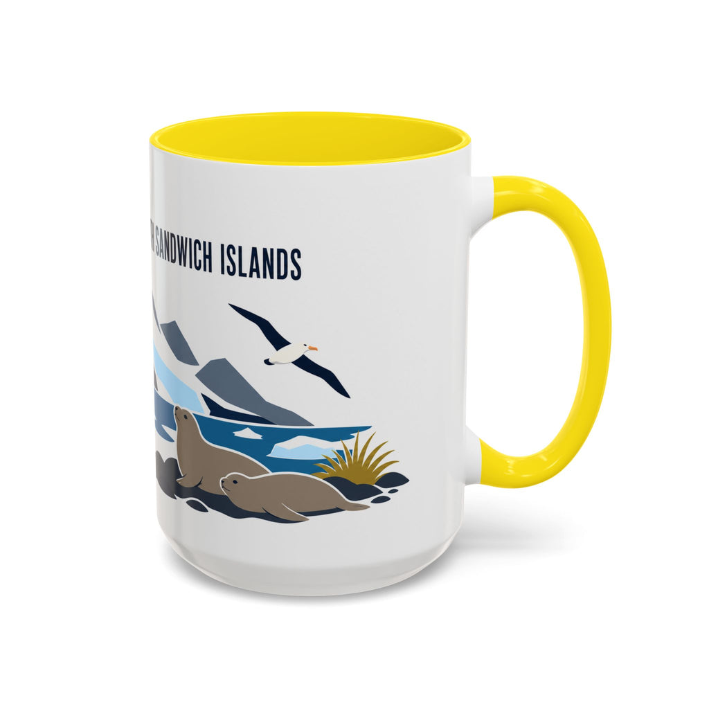 South Georgia and South Sandwich Islands Coffee Mug | Travel Souvenir Accent Mug | Country Gift Ceramic Cup 11oz 15oz