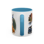 Agra Coffee Mug | India Travel Souvenir | Vintage Illustrated City Gift | 11 oz 15 oz Accent Mug