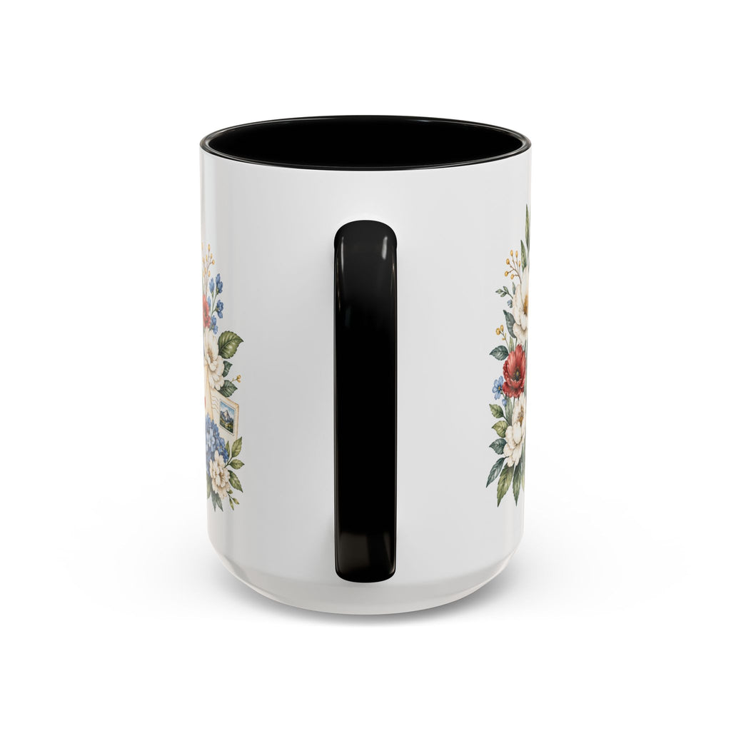 USA Home Country Mug | Moving Away Gift | Long Distance Friendship | 11 oz 15 oz Accent Mug