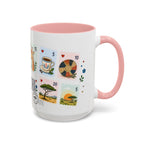 Nairobi Coffee Mug | Postage Stamp Collage Mug | Travel Souvenir Accent Cup 11oz 15oz