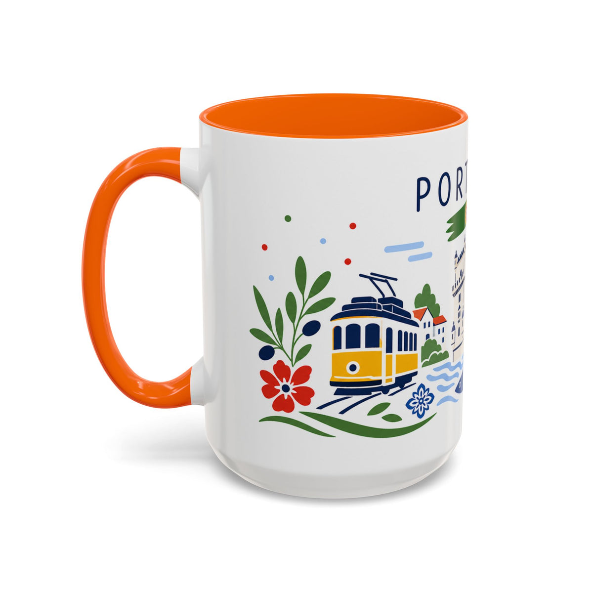 Portugal Coffee Mug | Travel Souvenir Accent Mug | Country Gift Ceramic Cup 11oz 15oz