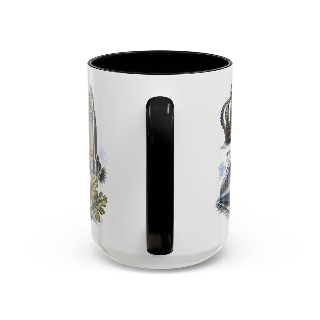 Charlotte Coffee Mug | United States Travel Souvenir | Vintage Illustrated City Gift | 11 oz 15 oz Accent Mug