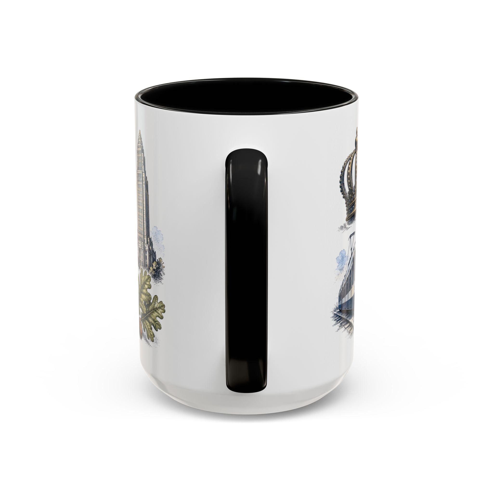 Charlotte Coffee Mug | United States Travel Souvenir | Vintage Illustrated City Gift | 11 oz 15 oz Accent Mug