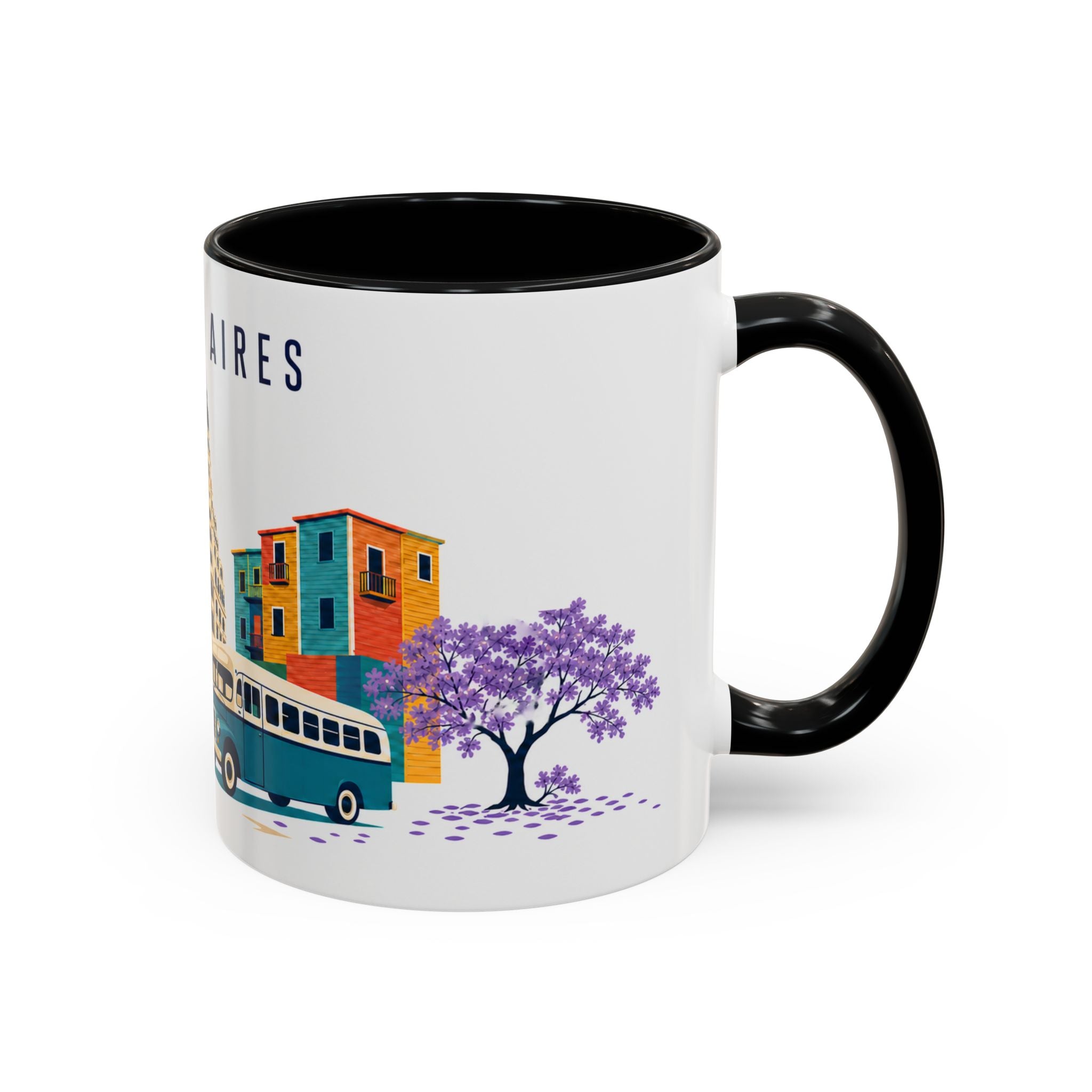 Buenos Aires Coffee Mug | Argentina Travel Souvenir | Porcelain Decal City Gift | 11oz 15oz Accent Mug