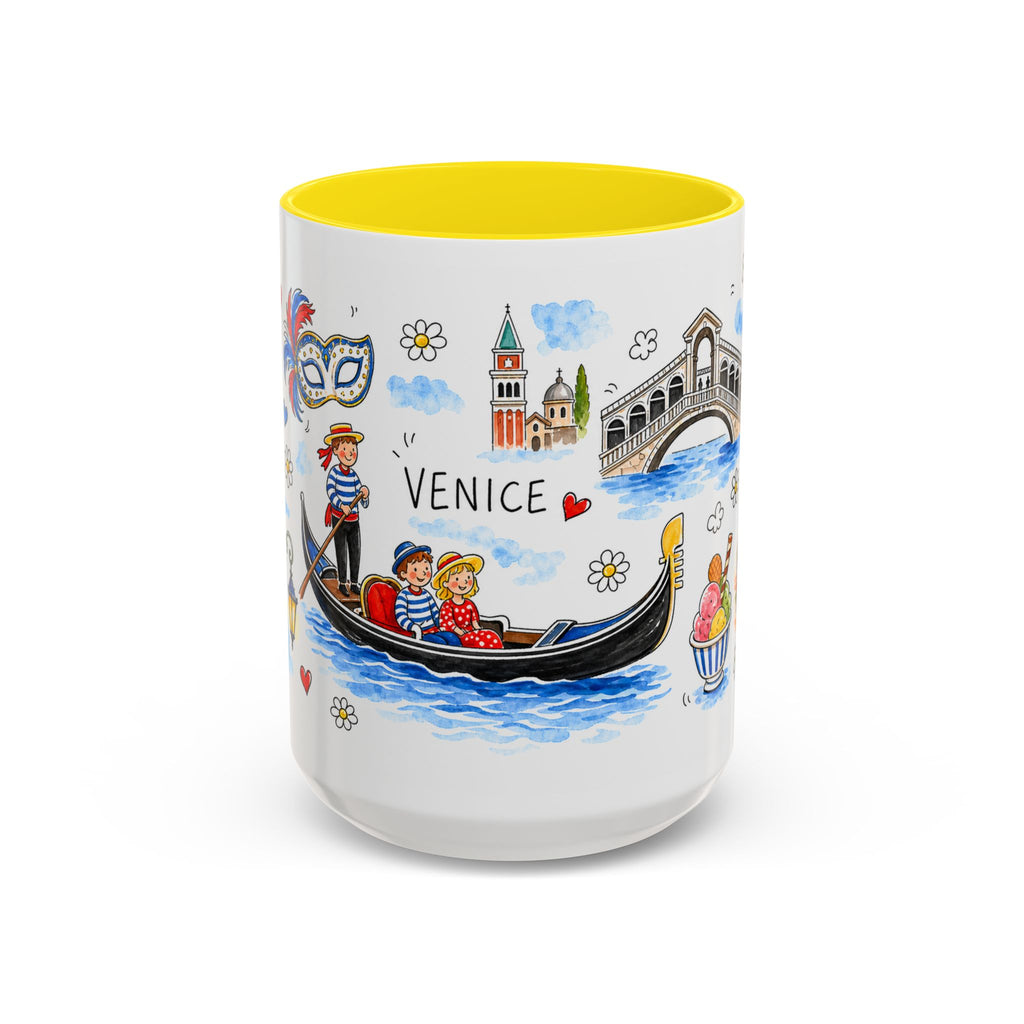 Venice Travel Mug | European City Souvenir Accent Coffee Mug | 11oz 15oz Ceramic Cup