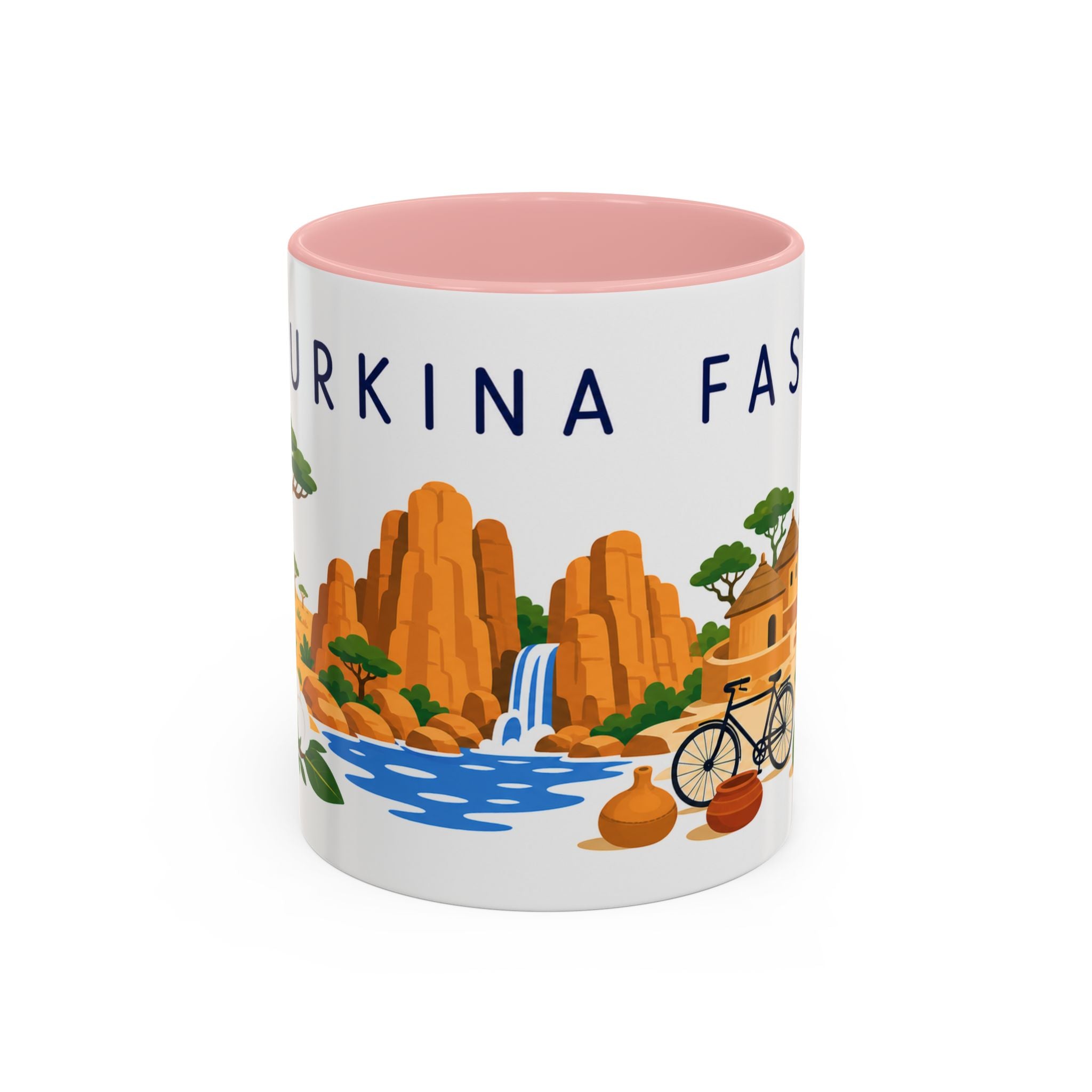 Burkina Faso Coffee Mug | Travel Souvenir Accent Mug | Country Gift Ceramic Cup 11oz 15oz