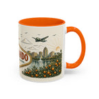 Orlando Coffee Mug | United States Travel Souvenir | Vintage Illustrated City Gift | 11 oz 15 oz Accent Mug