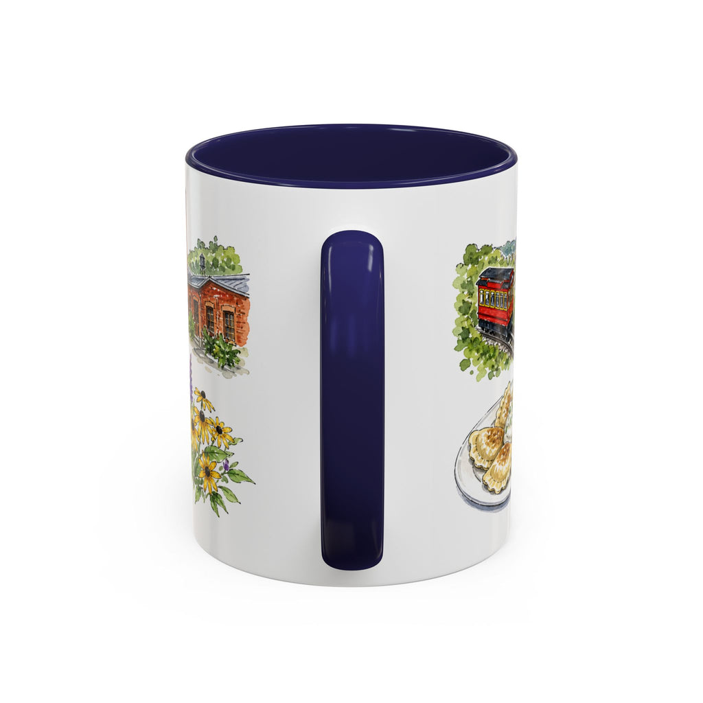 Pittsburgh Illustrated Travel Mug | City Souvenir Accent Coffee Mug | 11oz 15oz Ceramic Cup