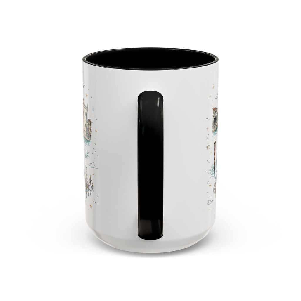 Venice Coffee Mug | Italy Souvenir Travel Gift | Accent Color Ceramic 11oz 15oz