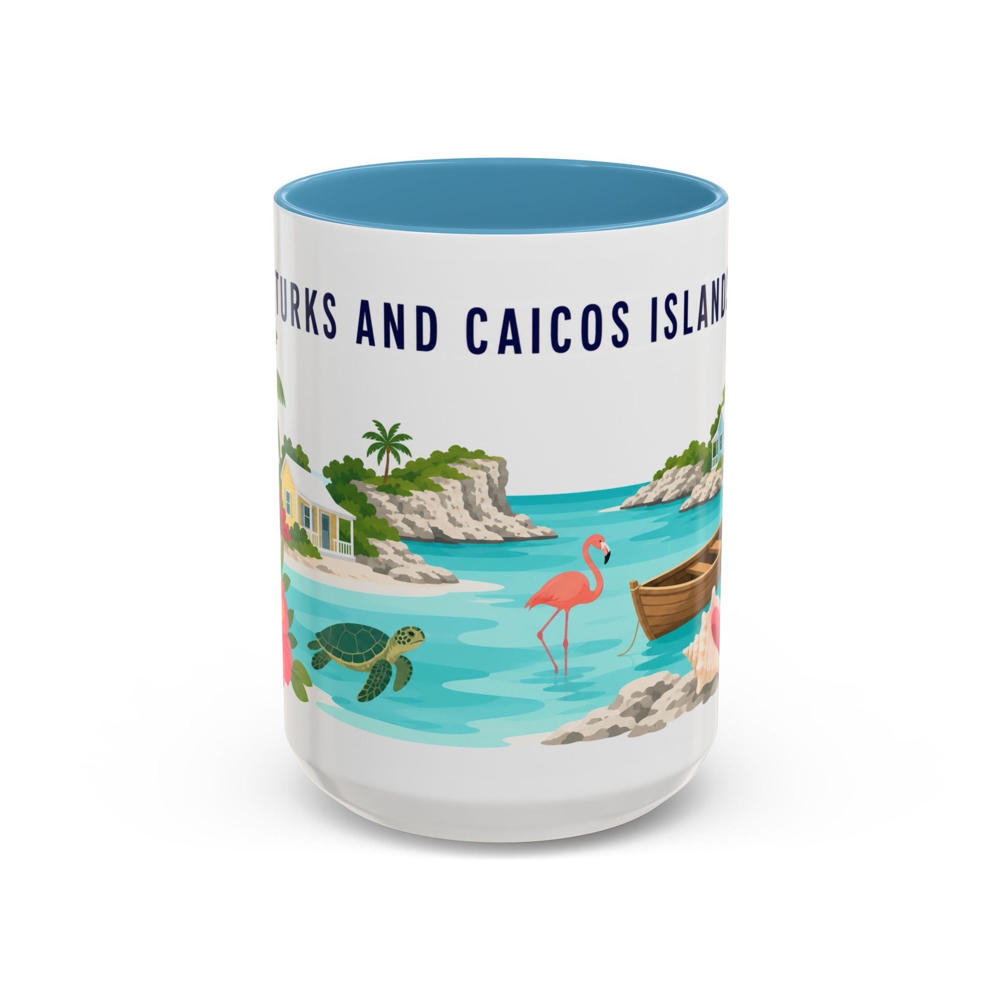 Turks and Caicos Islands Coffee Mug | Travel Souvenir Accent Mug | Country Gift Ceramic Cup 11oz 15oz
