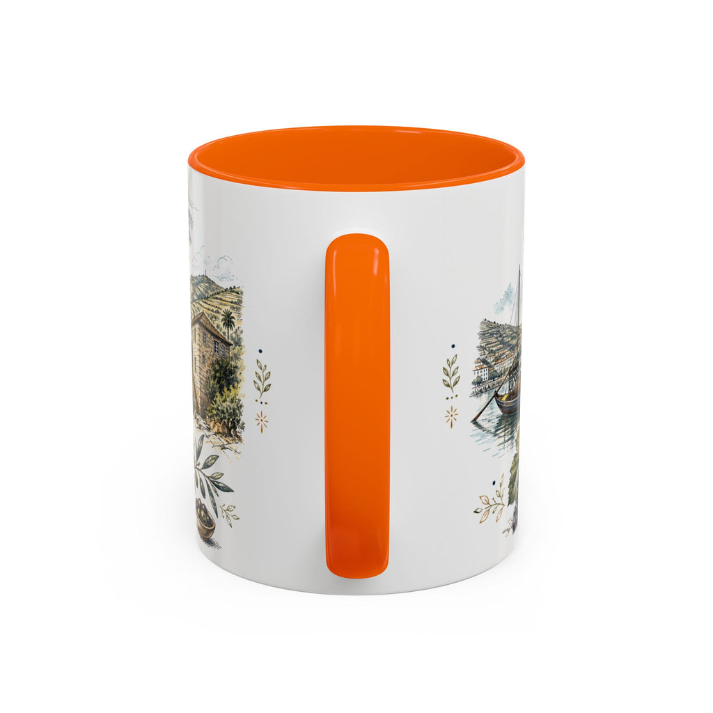 Douro Valley Mug, Portugal Travel Souvenir, Bucket List Gift, Accent Ceramic Coffee Mug 11oz 15oz
