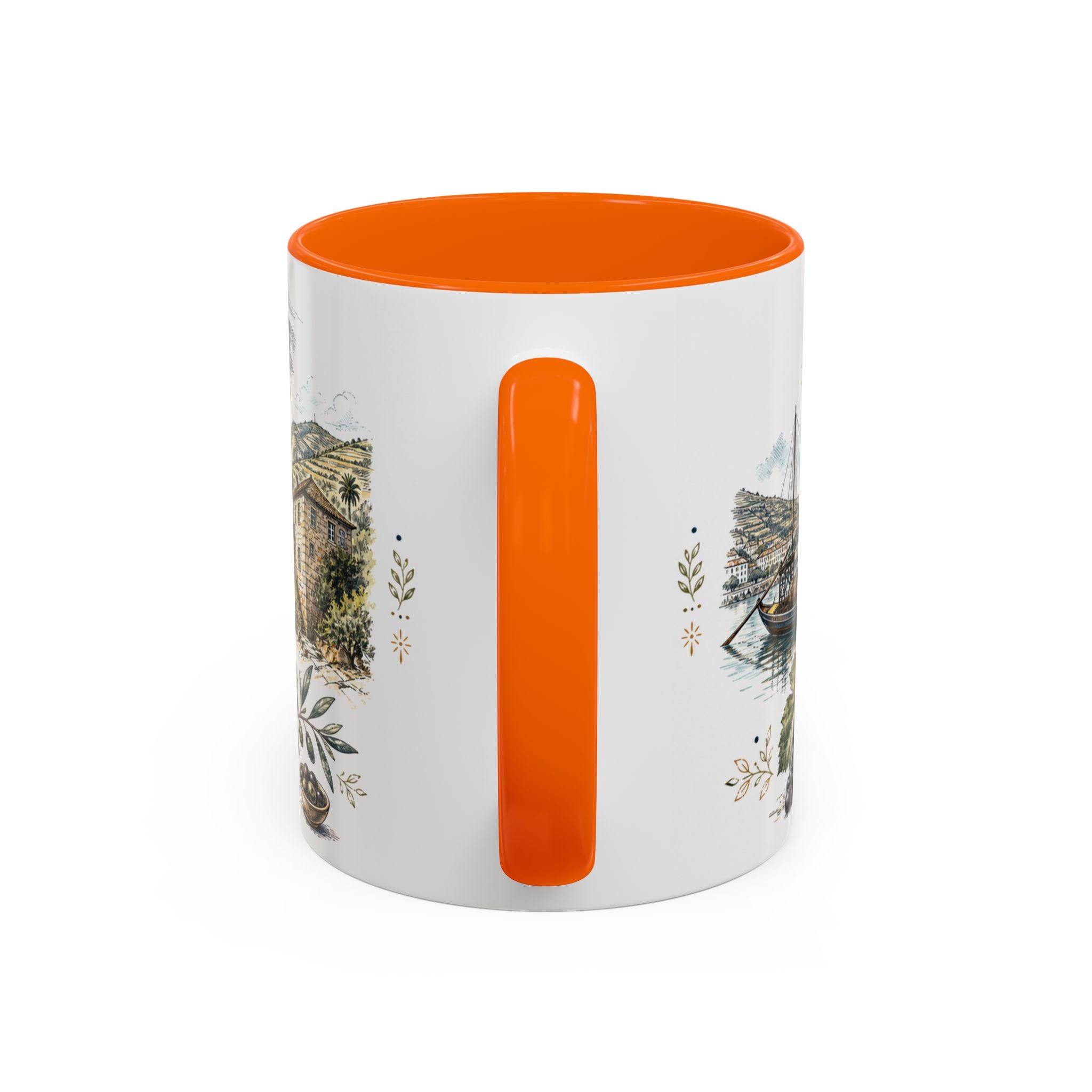 Douro Valley Mug, Portugal Travel Souvenir, Bucket List Gift, Accent Ceramic Coffee Mug 11oz 15oz