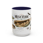 Mesa Verde National Park Coffee Mug | Colorado Ancient Cliff Dwellings Gift | Accent Color Ceramic 11oz 15oz