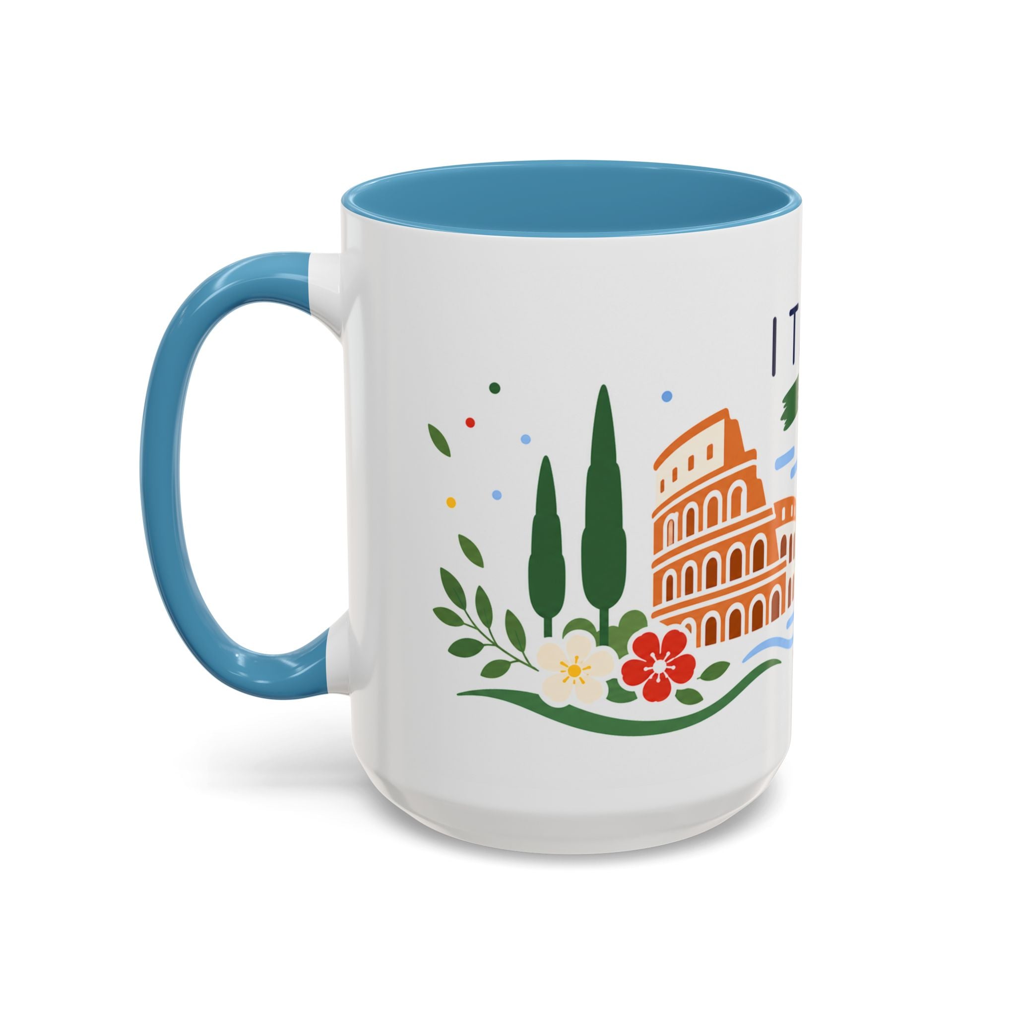 Italy Coffee Mug | Travel Souvenir Accent Mug | Country Gift Ceramic Cup 11oz 15oz