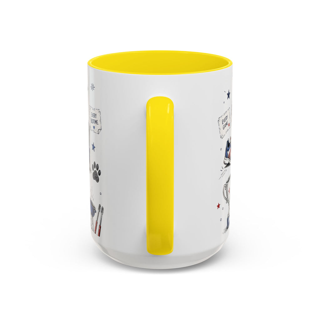 Super Dad My Hero Coffee Mug | Father's Day Gift for Dad | Accent Color Ceramic 11oz 15oz