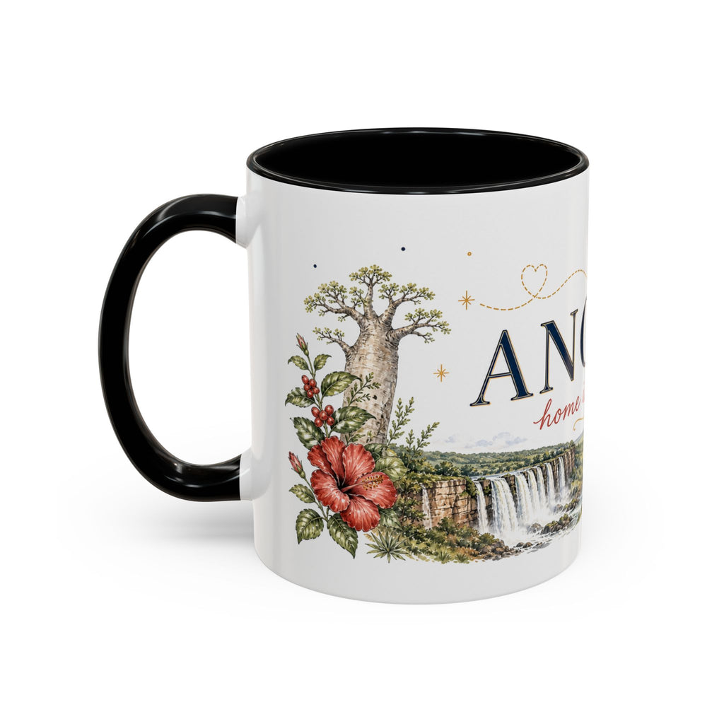 Angola Home Country Mug | Moving Away Gift | Long Distance Friendship | 11 oz 15 oz Accent Mug