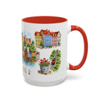 Heidelberg Illustrated Travel Mug | City Souvenir Accent Coffee Mug | 11oz 15oz Ceramic Cup