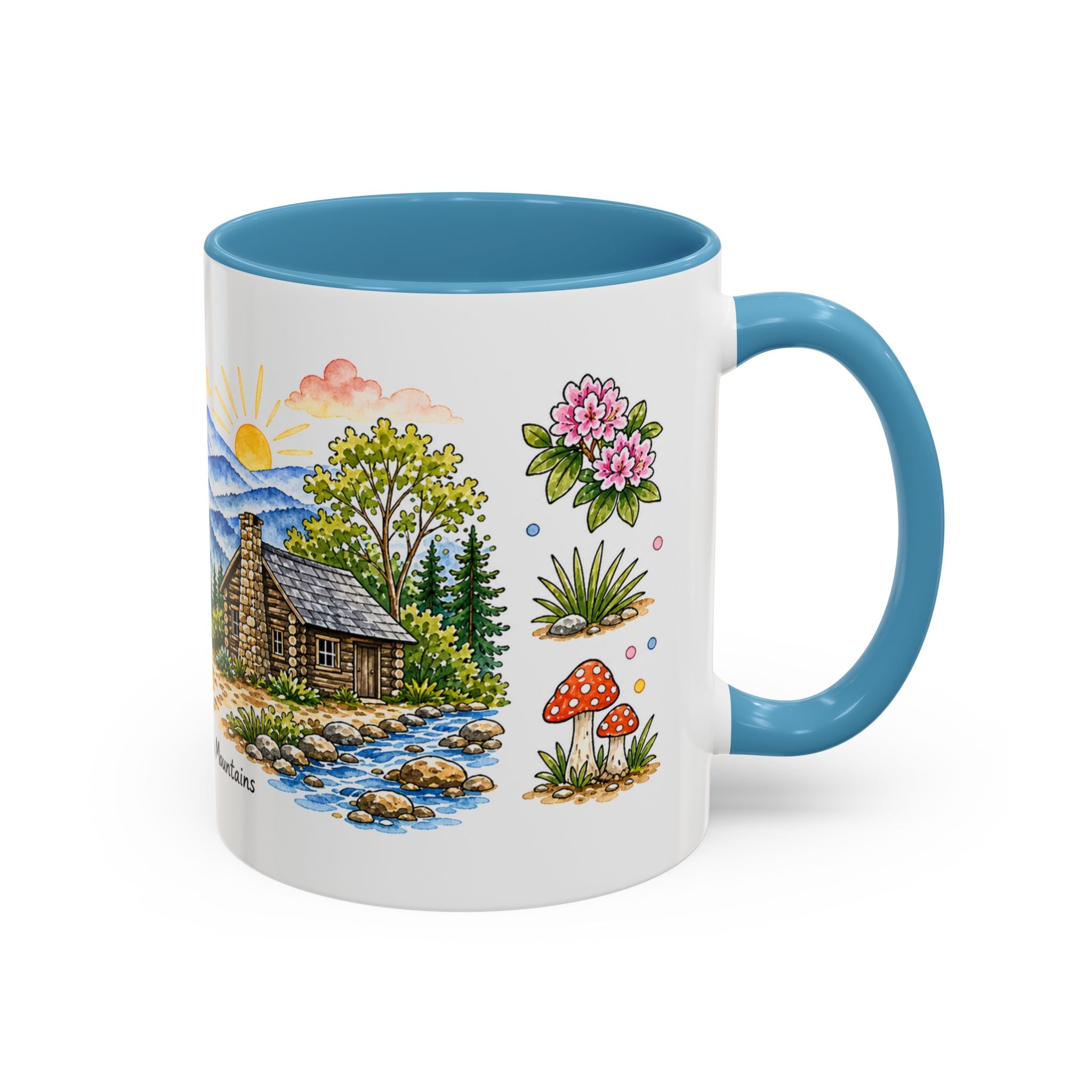 Great Smoky Mountains National Park Mug | US Travel Souvenir Accent Coffee Mug | 11oz 15oz Ceramic Cup