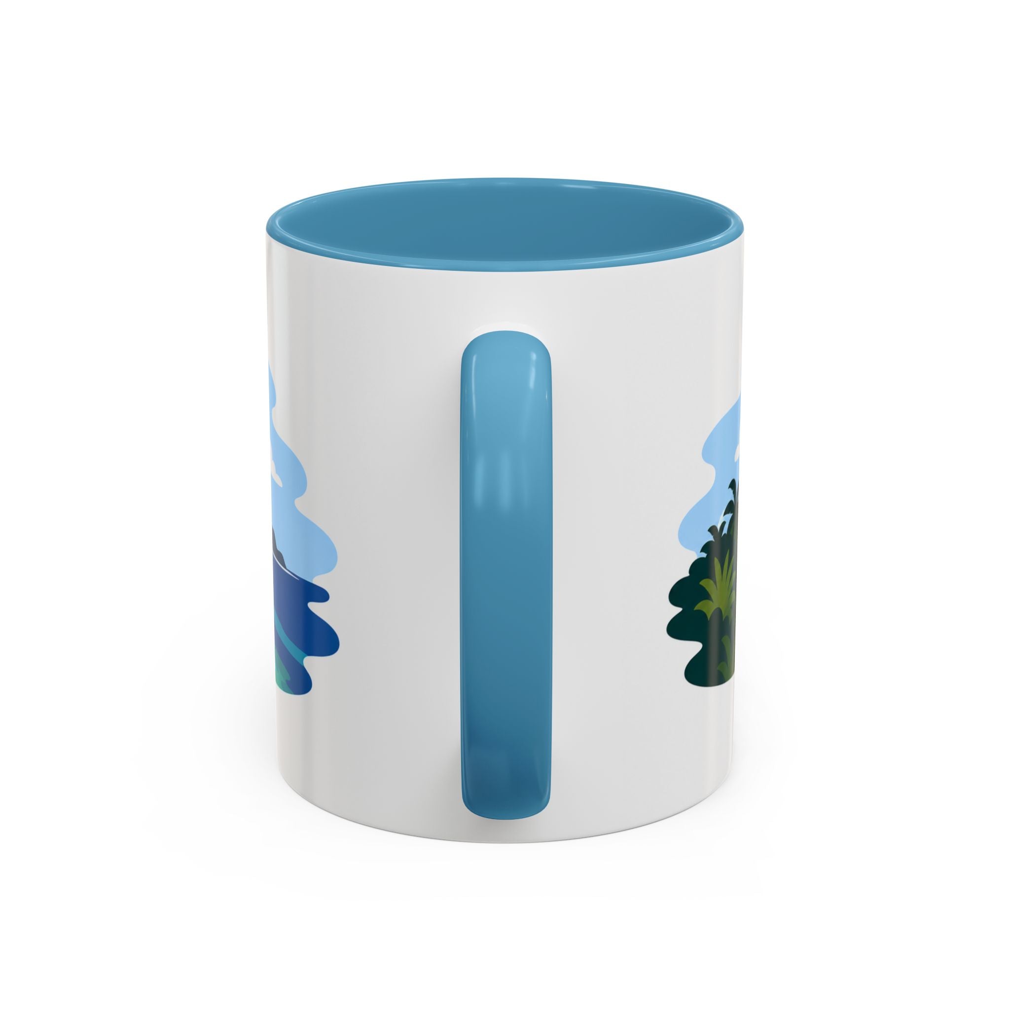 National Park of American Samoa Coffee Mug | Solid Color Block Park Souvenir | 11oz 15oz Accent Mug