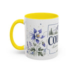 Colorado State Mug | Rocky Mountain Botanical Design | Moving Away Gift